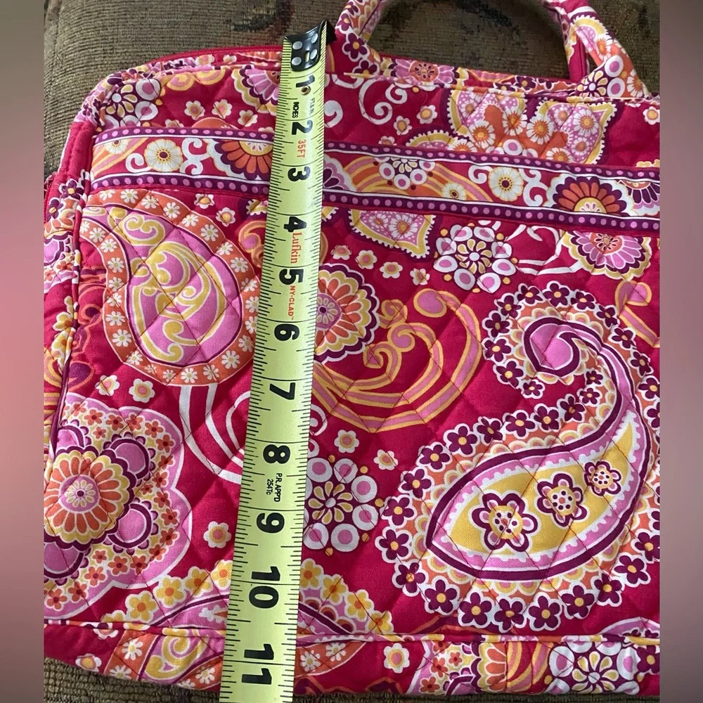 Vera Bradley Raspberry Fizz Laptop Bag